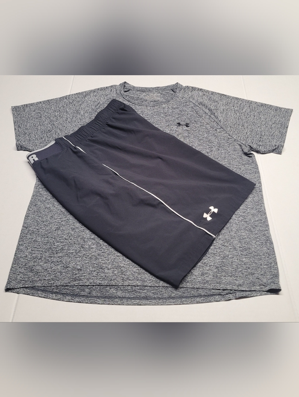 Under Armour Men’s Black Athletic Shorts Set